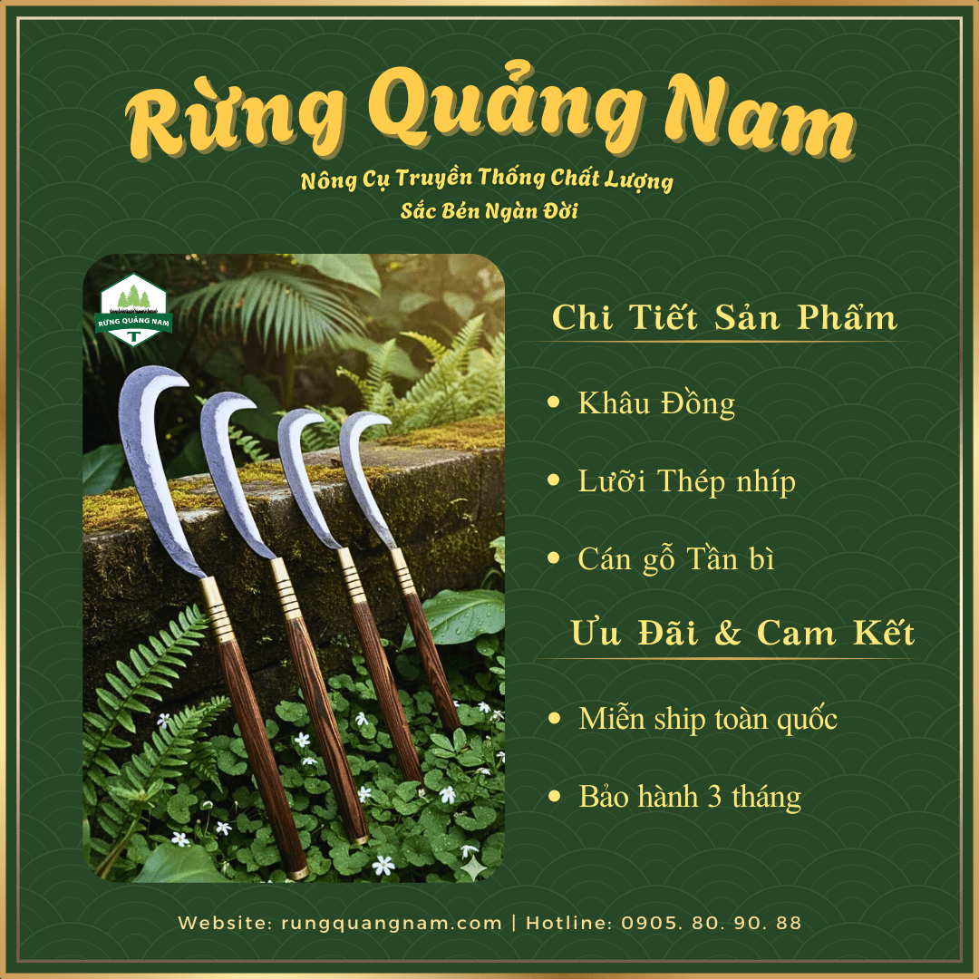rựa đi rừng Quảng Nam